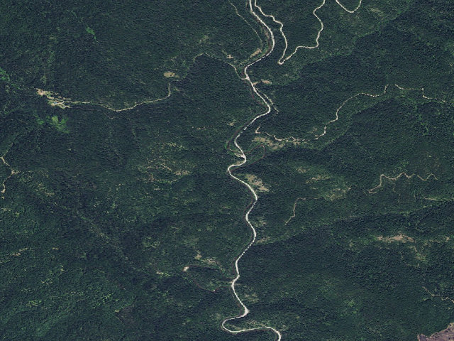 Aerial image of USFS dispersed camp — ID #592