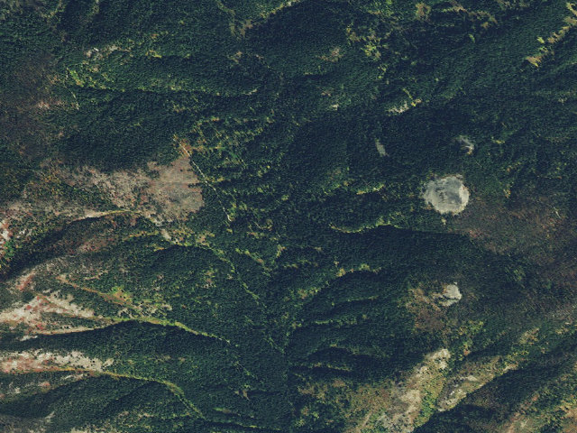 Aerial image of USFS dispersed camp — ID #600