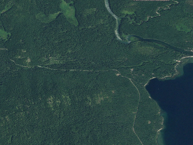Aerial image of USFS dispersed camp — ID #604