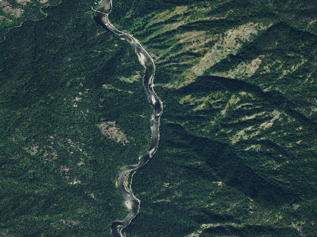 Aerial image of USFS dispersed camp — ID #610