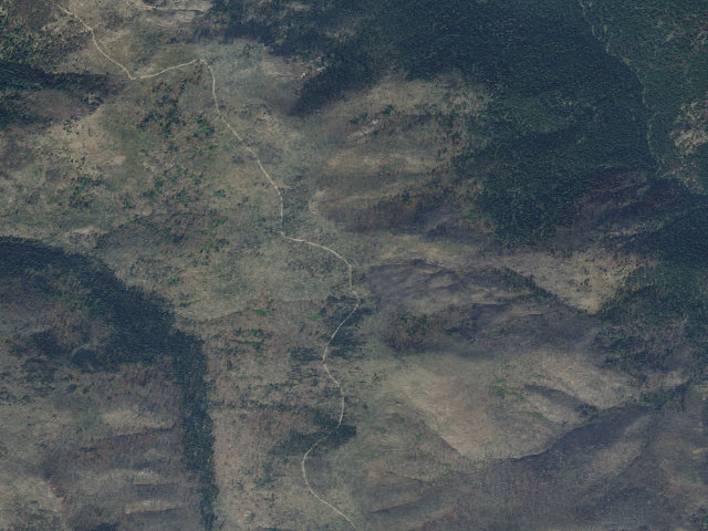 Aerial image of USFS dispersed camp — ID #615