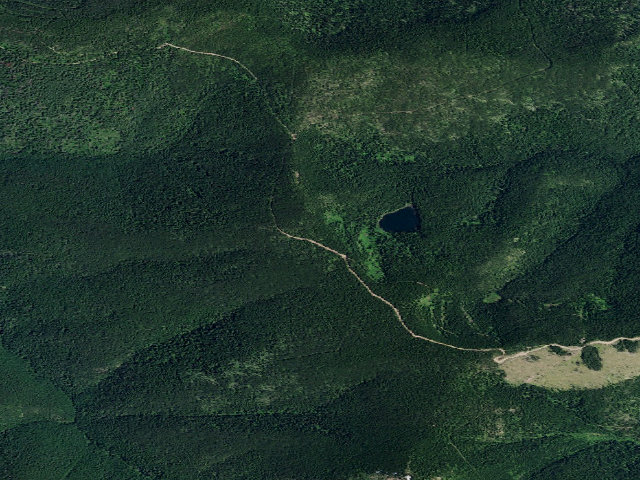 Aerial image of USFS dispersed camp — ID #616