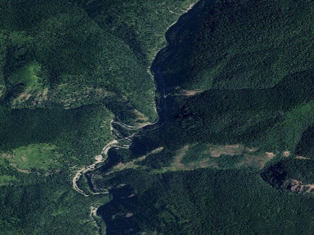 Aerial image of USFS dispersed camp — ID #617