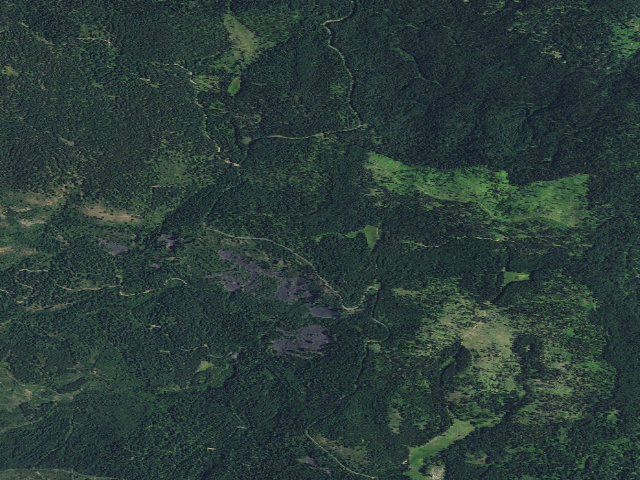 Aerial image of USFS dispersed camp — ID #618