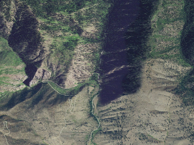 Aerial image of USFS dispersed camp — ID #619