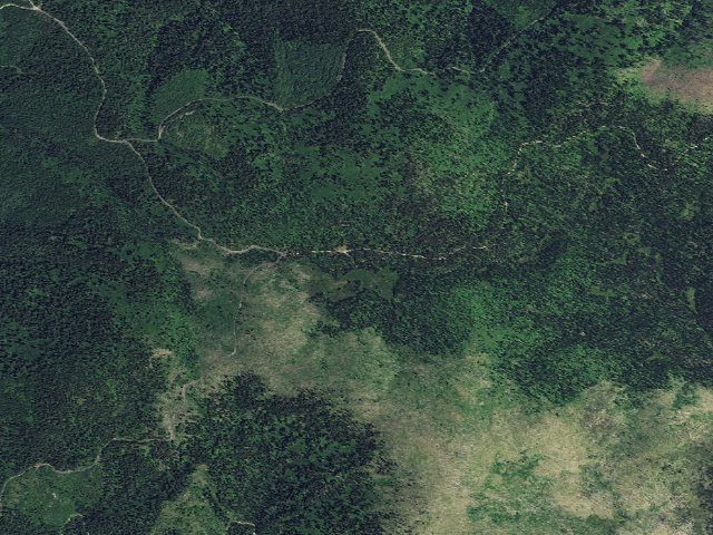 Aerial image of USFS dispersed camp — ID #622