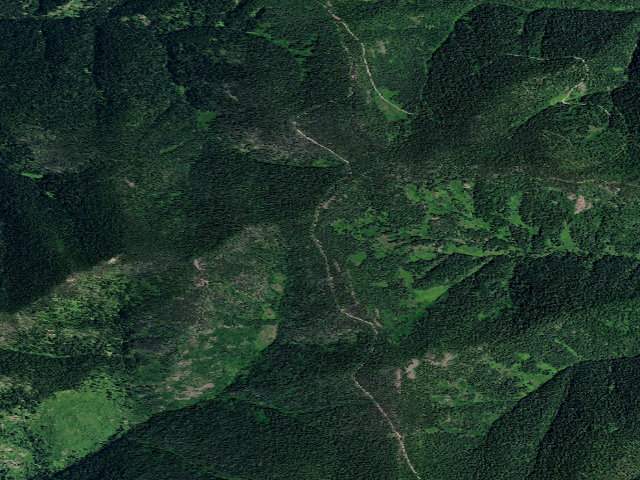 Aerial image of USFS dispersed camp — ID #623