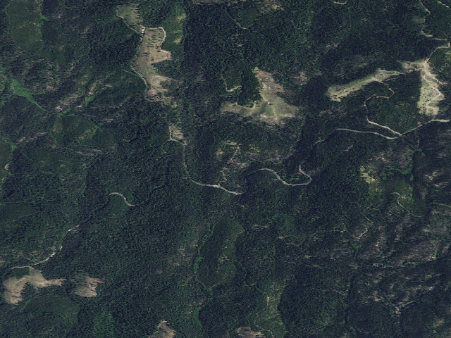 Aerial image of USFS dispersed camp — ID #626