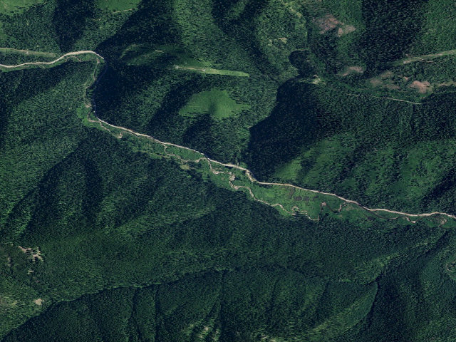 Aerial image of USFS dispersed camp — ID #627