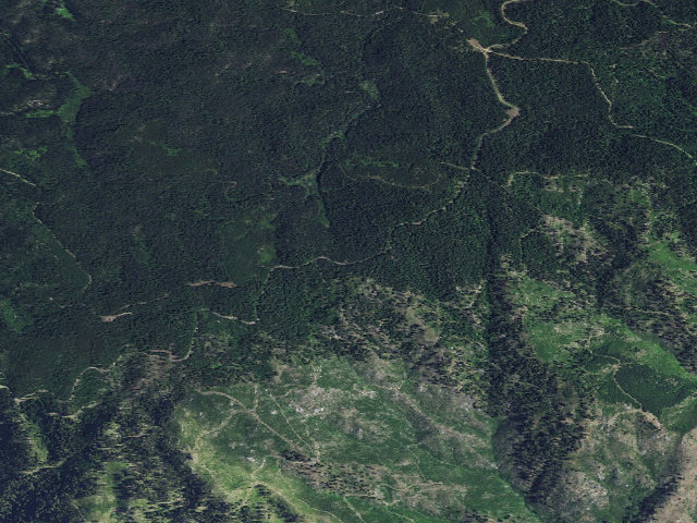 Aerial image of USFS dispersed camp — ID #634