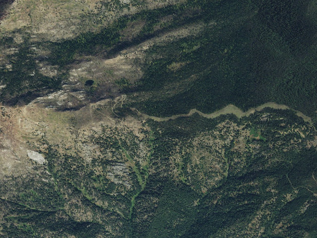 Aerial image of USFS dispersed camp — ID #635