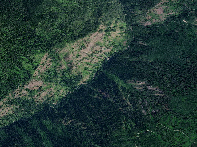 Aerial image of USFS dispersed camp — ID #640