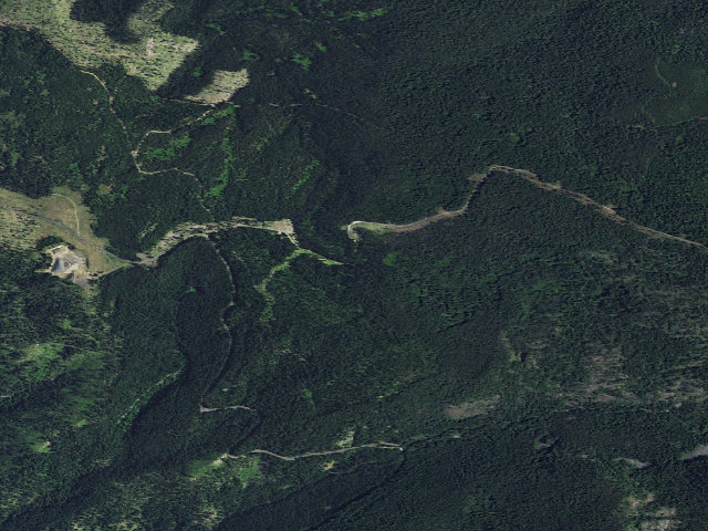 Aerial image of USFS dispersed camp — ID #642
