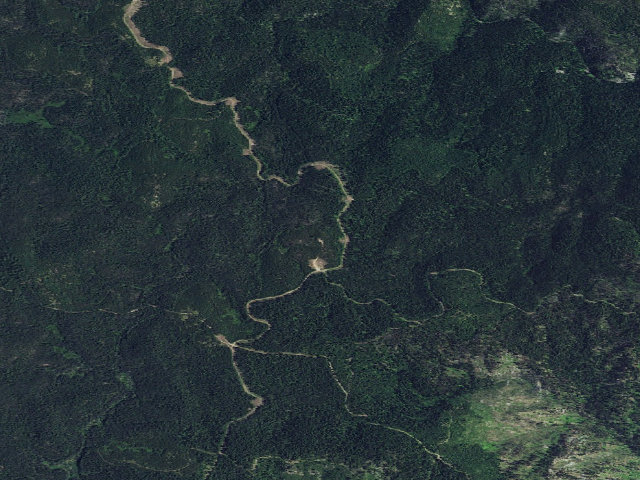 Aerial image of USFS dispersed camp — ID #647
