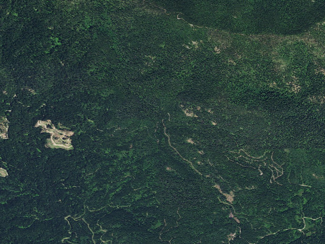 Aerial image of USFS dispersed camp — ID #648