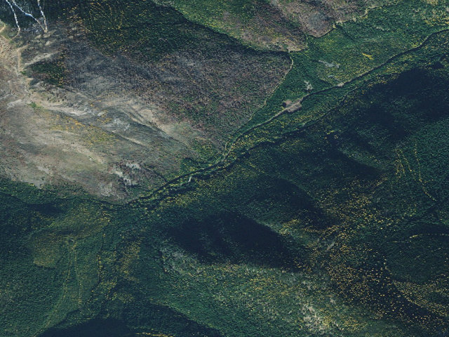 Aerial image of USFS dispersed camp — ID #651