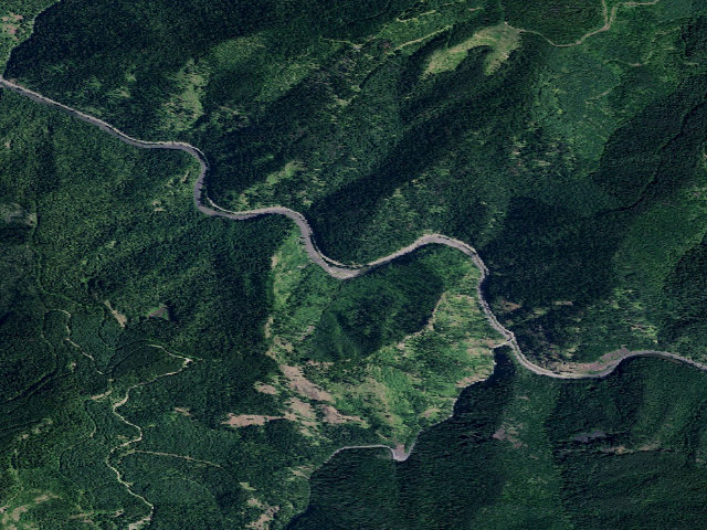 Aerial image of USFS dispersed camp — ID #653
