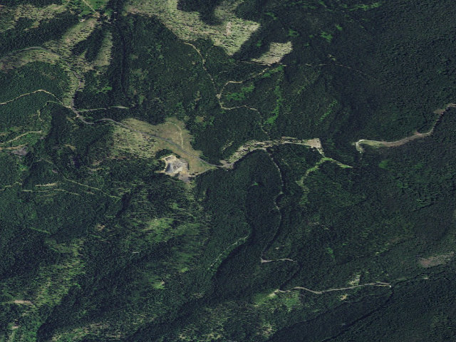 Aerial image of USFS dispersed camp — ID #655