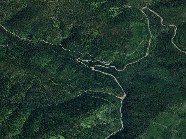 Aerial image of USFS dispersed camp — ID #66
