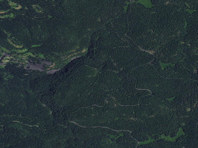 Aerial image of USFS dispersed camp — ID #662