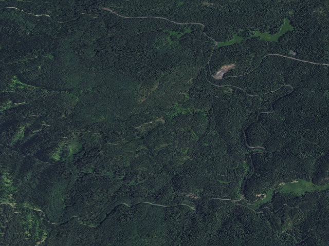 Aerial image of USFS dispersed camp — ID #668