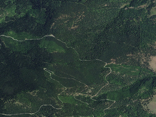 Aerial image of USFS dispersed camp — ID #669