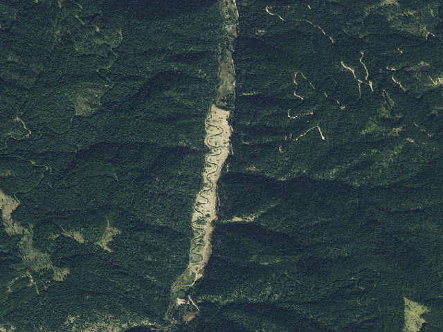 Aerial image of USFS dispersed camp — ID #671