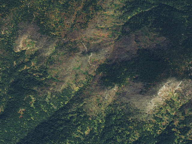 Aerial image of USFS dispersed camp — ID #68