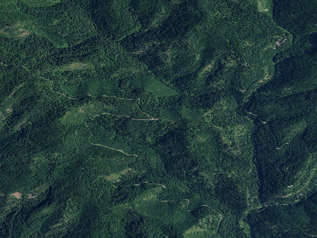 Aerial image of USFS dispersed camp — ID #683