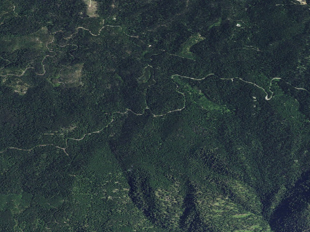 Aerial image of USFS dispersed camp — ID #684