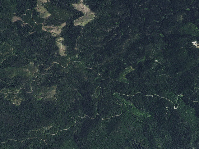 Aerial image of USFS dispersed camp — ID #685