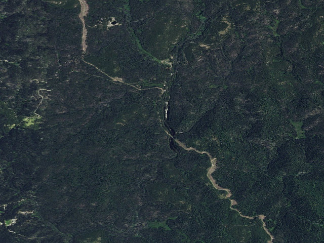 Aerial image of USFS dispersed camp — ID #686