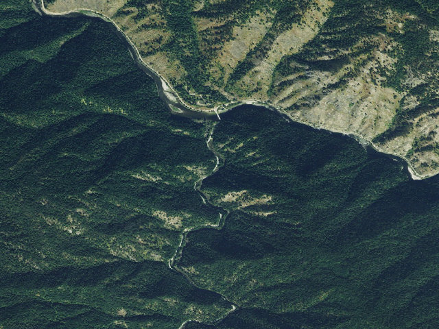Aerial image of USFS dispersed camp — ID #688