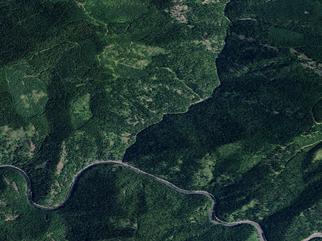 Aerial image of USFS dispersed camp — ID #691