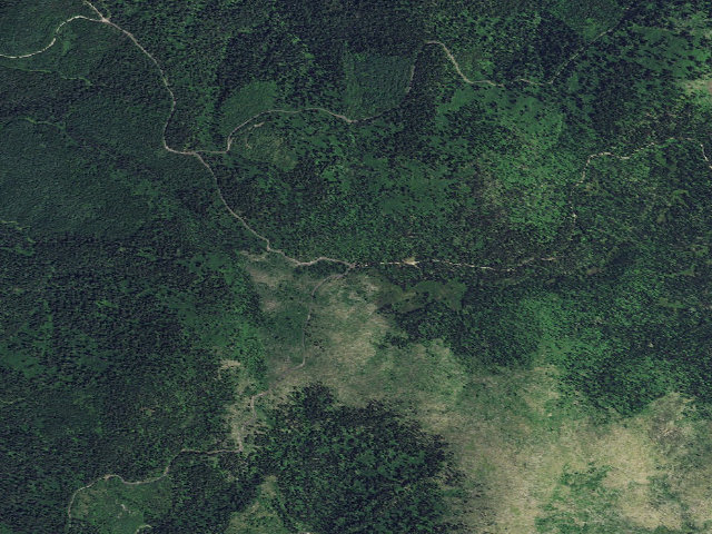 Aerial image of USFS dispersed camp — ID #693