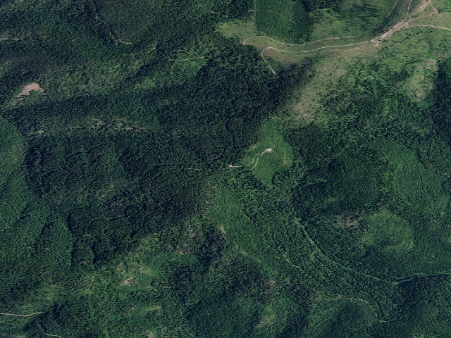Aerial image of USFS dispersed camp — ID #696