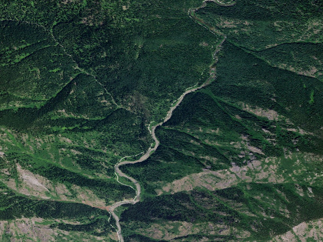 Aerial image of USFS dispersed camp — ID #700