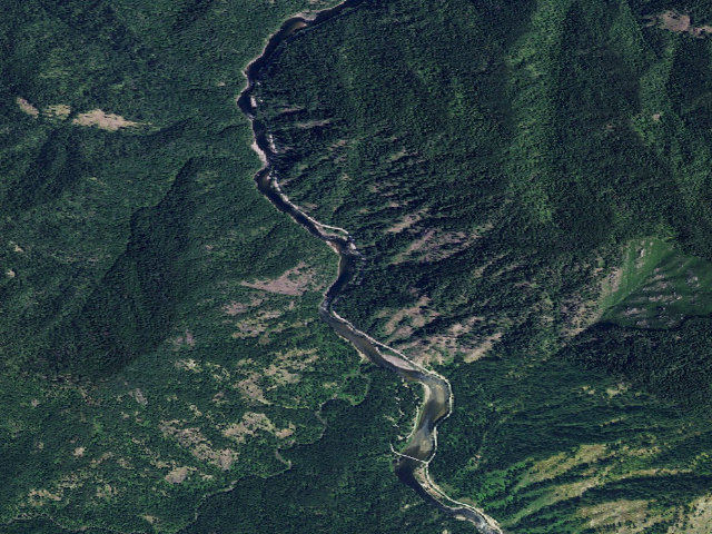 Aerial image of USFS dispersed camp — ID #702