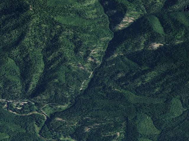 Aerial image of USFS dispersed camp — ID #703