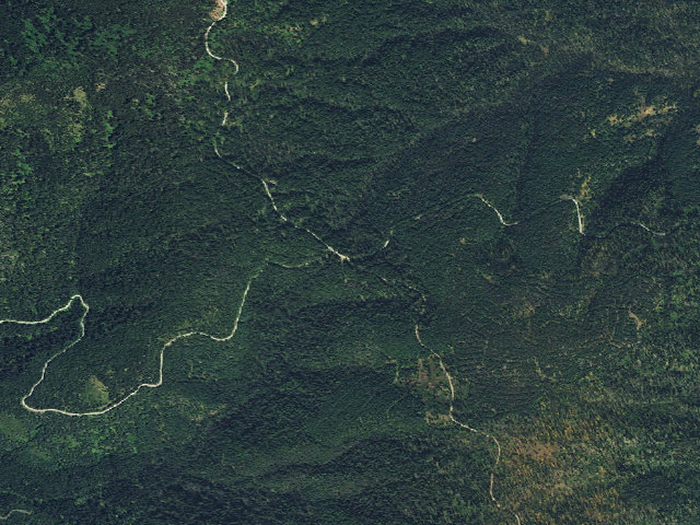 Aerial image of USFS dispersed camp — ID #704