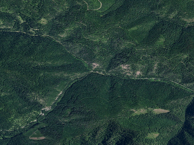 Aerial image of USFS dispersed camp — ID #705