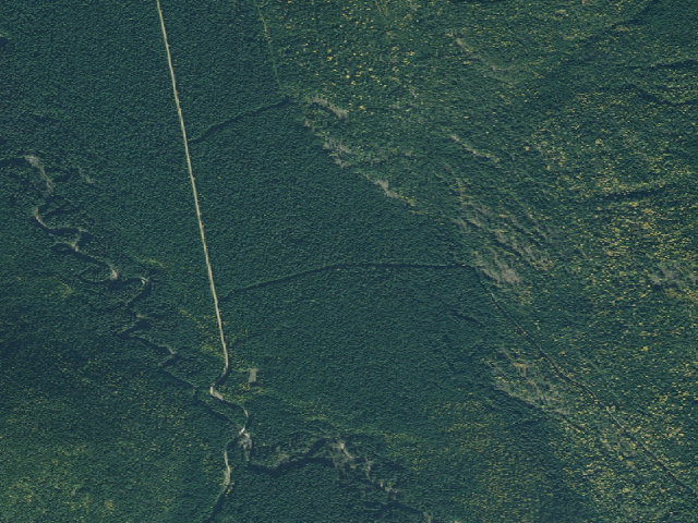 Aerial image of USFS dispersed camp — ID #707