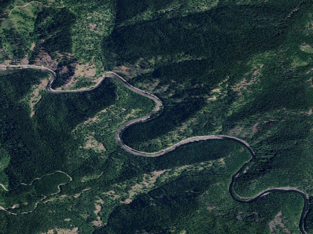 Aerial image of USFS dispersed camp — ID #708