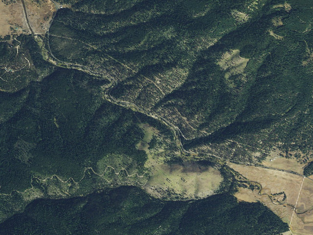 Aerial image of USFS dispersed camp — ID #710