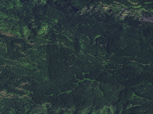 Aerial image of USFS dispersed camp — ID #711