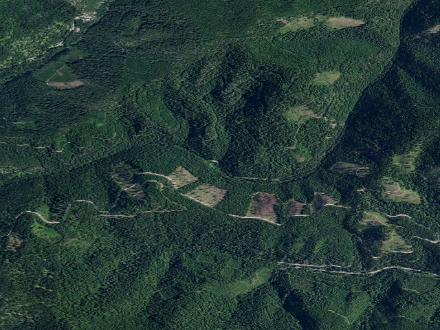 Aerial image of USFS dispersed camp — ID #717
