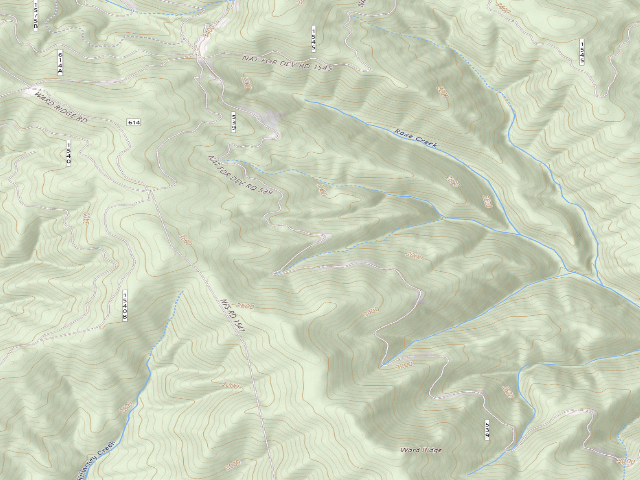 USGS topographic map of USFS dispersed camp — ID #718