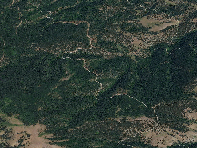 Aerial image of USFS dispersed camp — ID #720