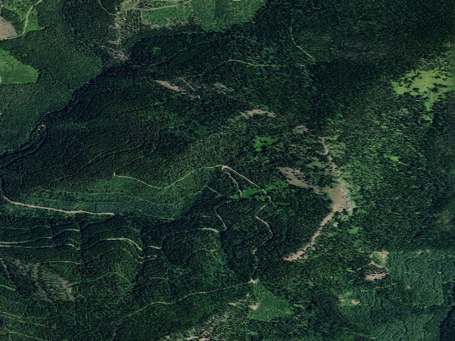 Aerial image of USFS dispersed camp — ID #721