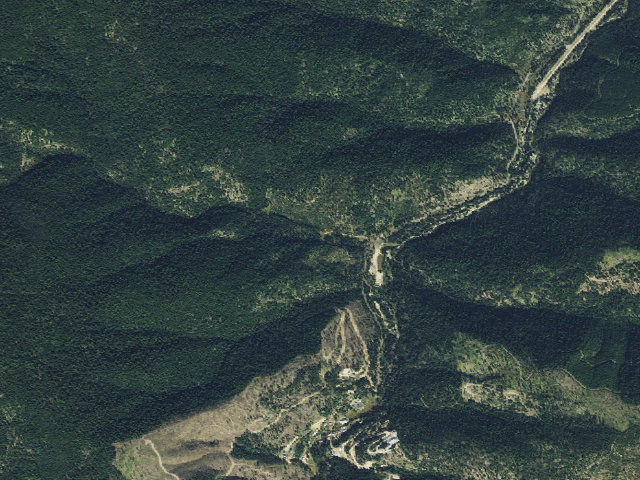 Aerial image of USFS dispersed camp — ID #724